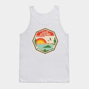 Lake Atkins Arkansas Colorful Scene Tank Top